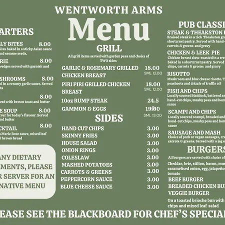 Mini-hôtel Wentworth Arms 4*